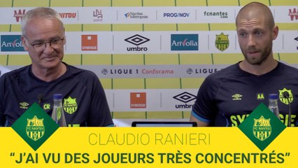Conférence de presse de Claudio Ranieri et Andrea Azzalin