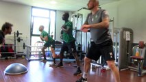 Première séance musclée pour les Verts