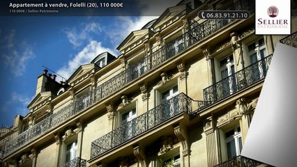 Appartement à vendre, Folelli (20), 110 000€