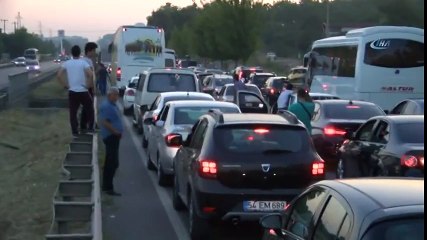 Adalet Yürüyüşünde Araç Trafiği Kocaeli’nden Sakarya’ya Kadar Uzadı