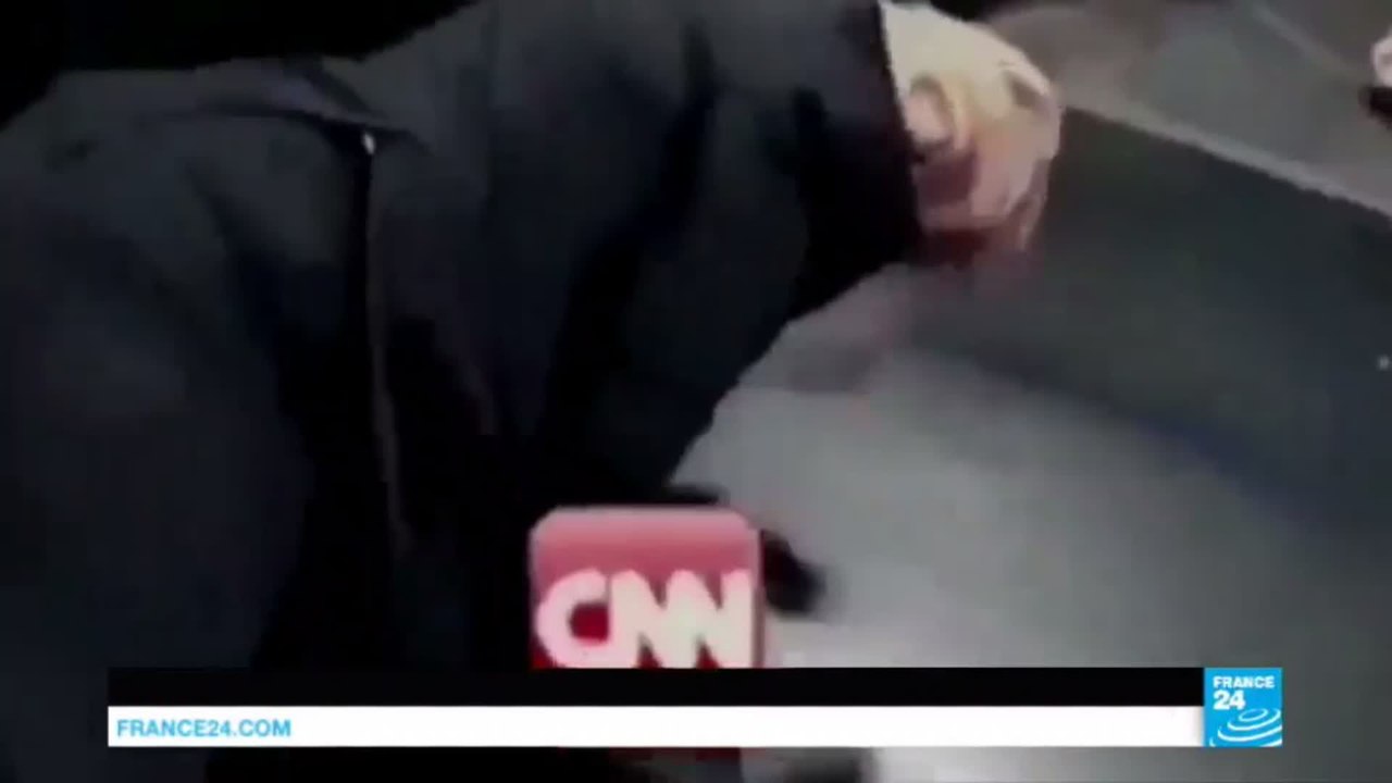 US - Trump launches fresh attack on news media, tweets video of him knocking down, beating CNN