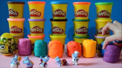 Легковые автомобили Яйца счастливый Бегемот Добрее играть-DOH Тьфу сюрприз Игрушки Уинни |