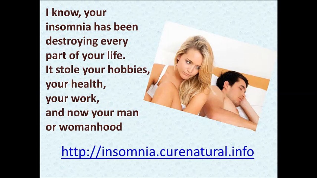 Cure for Sleep Deprivation Insomnia Dizziness