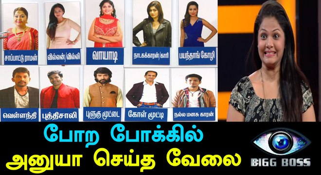 Bigg Boss Tamil , Anuya Gave liar Title To Snehan-Filmibeat Tamil