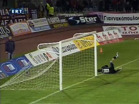 Όταν ο Παναγιώτης Μπαχράμης έπαιξε τερματοφύλακας (ΑΕΛ -Ολυμπιακός Ημιτελικός κυπέλλου 2005-06)