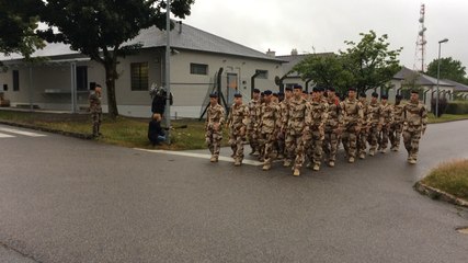 Le retour des soldats du 11e RAMA