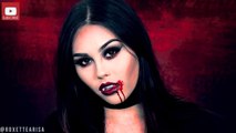 2016 Seksi Vampir Makyaj Eğitimi | Cadılar Bayramı - Sexy Vampire Makeup Tutorial | Halloween 2016