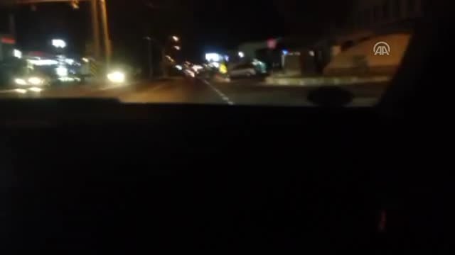 Muğla'da Ikizleri Trafik Kazası Ayırdı - Kaza Anının Cep Telefonu Görüntüsü