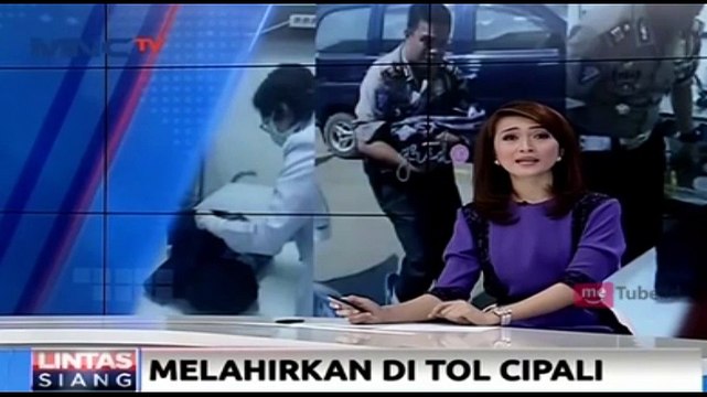 Bayi yang Lahir di Ruas Tol Cipali Diberi Nama Bhayangkari Ramadniya