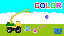 Learn Colors For Kids With Basket Soccer Balls | Learn Colours For Children Toddlers