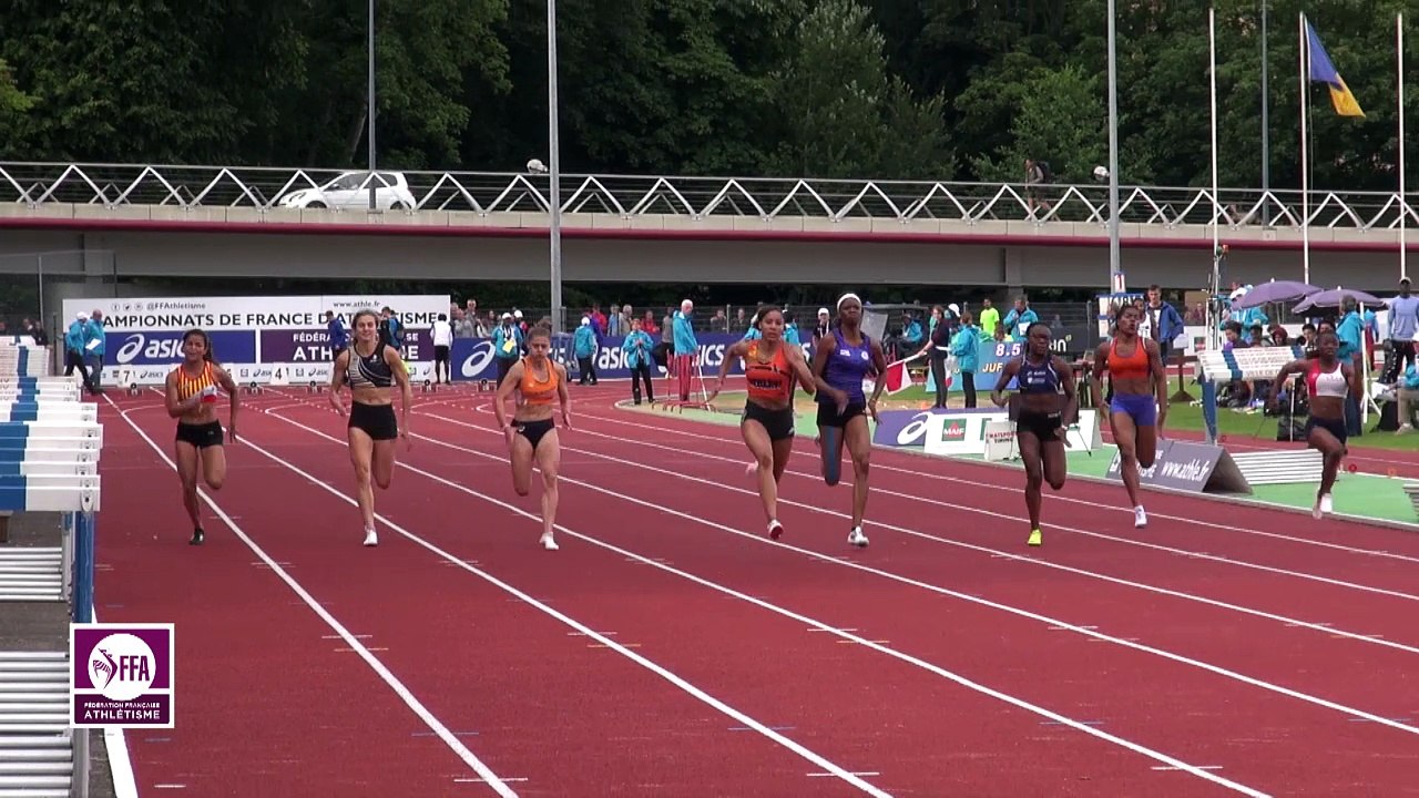 Dreux 2017 : Finale 100 m Juniors Filles