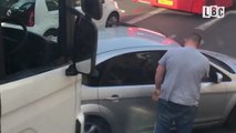 Angry Motorists Brawl In Front Of Shocked London Commuters