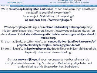 Reclame kleding bedrukken Middelburg