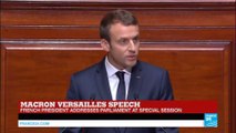 Macron Addresses Congress: 