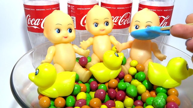 Baby Doll Bath Time M&Ms Chocolate Nursery Rhymes Finger Song
