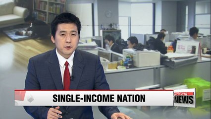 Download Video: Korea's double income household rate with a child under 14 years old is half of OECD average