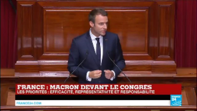 Emmanuel Macron devant le Congrès : La France n'est pas un pays qui se réforme, c'est faux