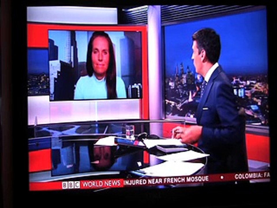 Charlotte Laws talks Trump on BBC World News July 2 2017