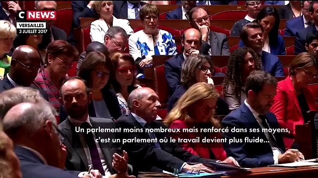 Emmanuel Macron devant le Congrès de Versaille résumé en 150 secondes