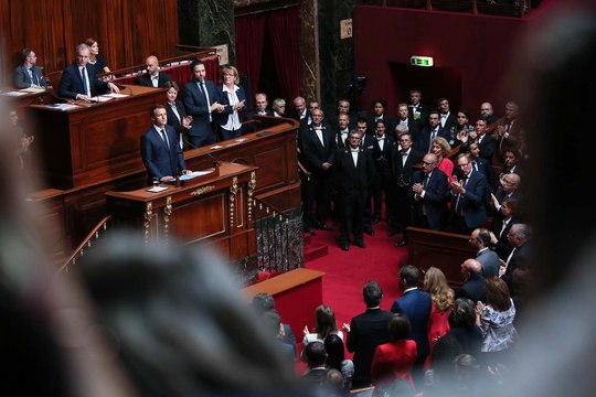 Déclaration d'Emmanuel Macron devant le Parlement réuni en Congrès