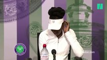Considérée responsable d'un accident mortel, Venus Williams fond en larmes à Wimbledon