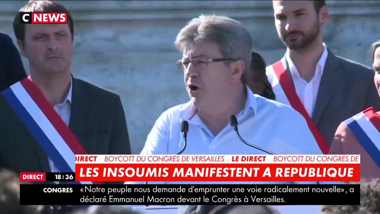 Jean-Luc Mélenchon : "C'est pour obéir au Medef qu'a été convoquée cette session extraordinaire"