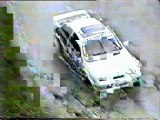 Sortie de route - Ford Sierra cosworth tombe du pont