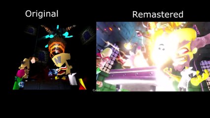 Crash Bandicoot 1 PS1 vs PS4 Intro Graphics Comparison