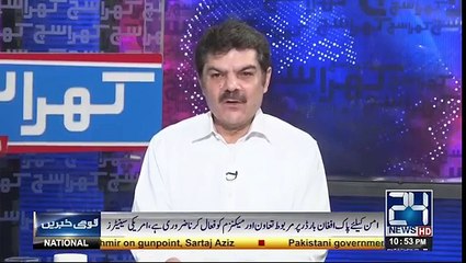 Mubasher Lucman open challenge to  Khawaja Saad Rafique for competition