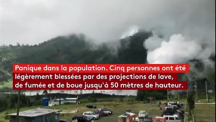 Un volcan en éruption sème la panique sur l'île indonésienne de Java