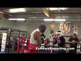 eddie alicea sparring Russian Obama - EsNews Boxing