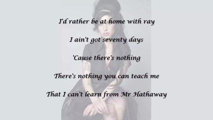 Lyrics Rehab By Amy Winehouse