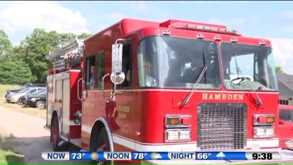 Three-Year-Old Boy Battling Cancer Gets Birthday Surprise From Firefighters