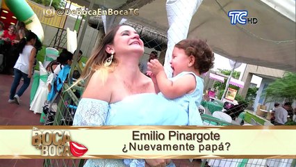 ¿Será que Emilio Pinargote se convertirá nuevamente en padre?