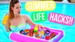 DIY Summer Life Hacks Everyone MUST Know!!! By Alisha Marie