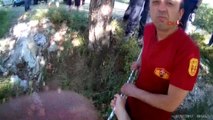 Zonguldak Piknik Alanında Mahsur Kalan Aileyi Afad Kurtardı