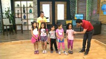 Niños alegran Bienvenida la Mañana bailando Zumba