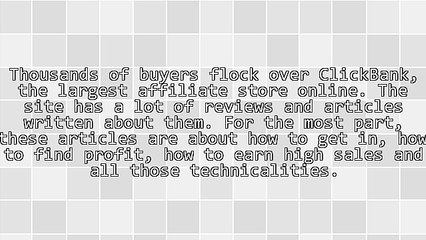 Finding The Perfect Product At ClickBank