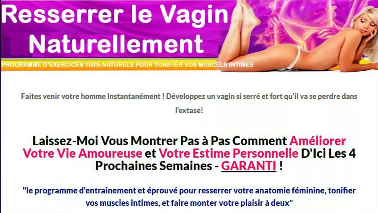 Fascinant !!! Cette simple astuce nous apprend comment resserrer son vagin en seulement 5 minutes