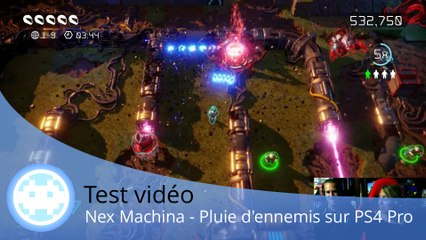 Test vidéo - Nex Machina - Le Feu d'Artifice de Housemarque sur PS4