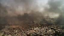 صور جوية تظهر حجم الدمار الذي أصاب الموصل