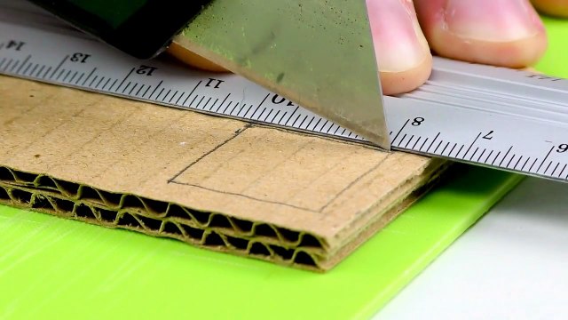 ev yapımı kartondan bilyeli labirent oyunu nasıl yapılır basit kolay