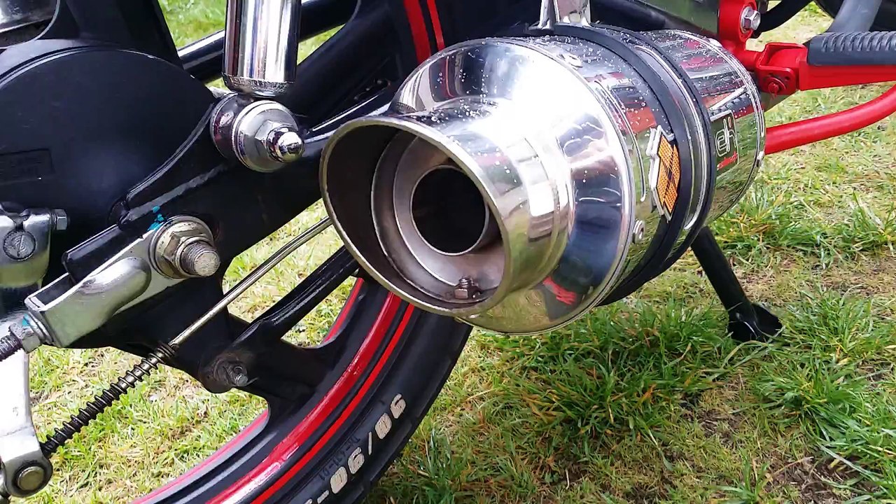 Lexmoto Arrow With Lextek Stubby Exhaust Baffle VS No Baffle
