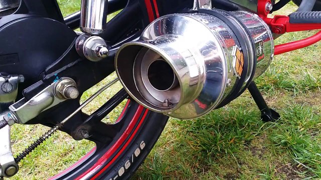 Lexmoto Arrow With Lextek Stubby Exhaust Baffle VS No Baffle