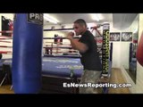 boxing how to hit the heavy bag and right stance - EsNews Boxing