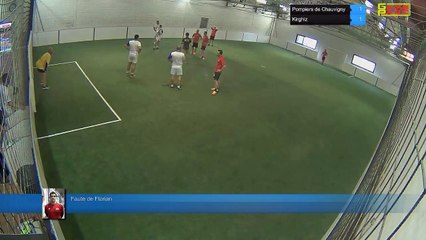 Faute de Florian - Pompiers de Chauvigny Vs Kirghiz - 03/07/17 20:00 - Ligue 2 - Poitiers Game Parc