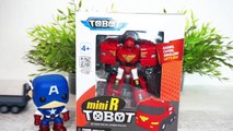 Tobot car toys transformers robot cars - Video for children - Fire truck - 또봇 �