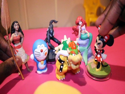 EVIL MOANA GETS BOSS BABY BANISHED BOWSER SUPERMARIO MINNIE MOUSE MICKEY DORAEMON ARIEL LITTLE MERMAID SPIDERMAN Toys Ki
