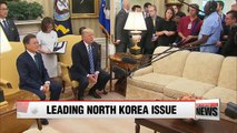 Summit wins Washington's backing for Seoul to lead Korean peninsula peace efforts