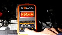 How to Test Your Car Battery With a Solar BA7 Battery and System Tester